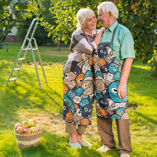 Funny Monsters Schürze (Von Creator hochgeladen)