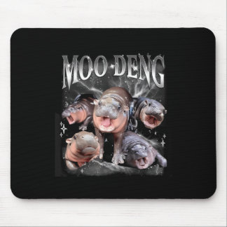 Funny Moo-deng Baby Pygmy Hippo Niedlicher Zoo für Mousepad