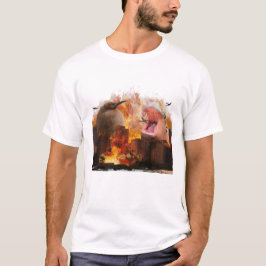 Funny Moo Deng und Pesto, die Pinguin und Baby T-Shirt