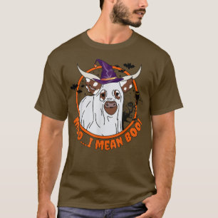 Funny Moo I Gemein Boo Cow Halloween Kostüm T-Shirt