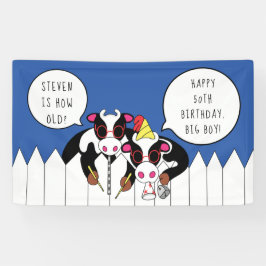Funny Moosicians Personalisieren Party Banner