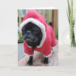 Funny Mops Geburtstagskarte Karte