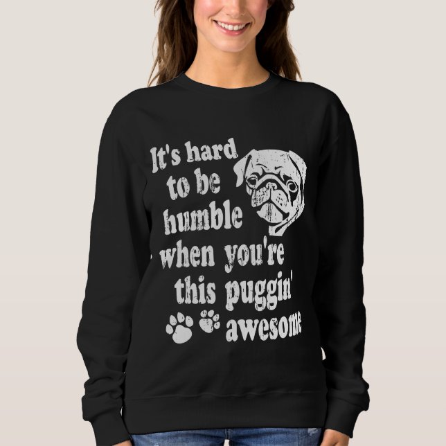 Funny Mops Shirt - Puggin&x27; Phantastisch Essent (Vorderseite)