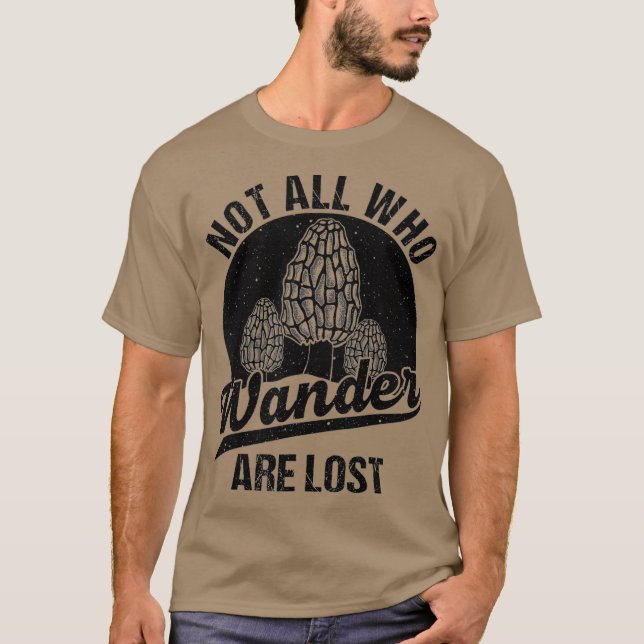 Funny Morel Mushroom Gift Foraging Mushroom T-Shirt (Vorderseite)
