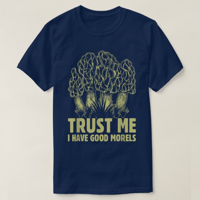 Funny Morel Mushroom Hunter Foraging Lucky  T-Shirt (Design vorne)