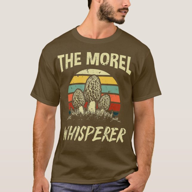 Funny Morel Mushroom Hunter Geschenk für Nahrung T-Shirt (Vorderseite)