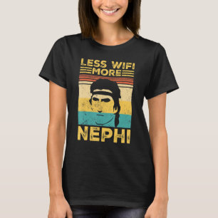 Funny Mormon Missionar LDS Retro weniger WLAN mehr T-Shirt