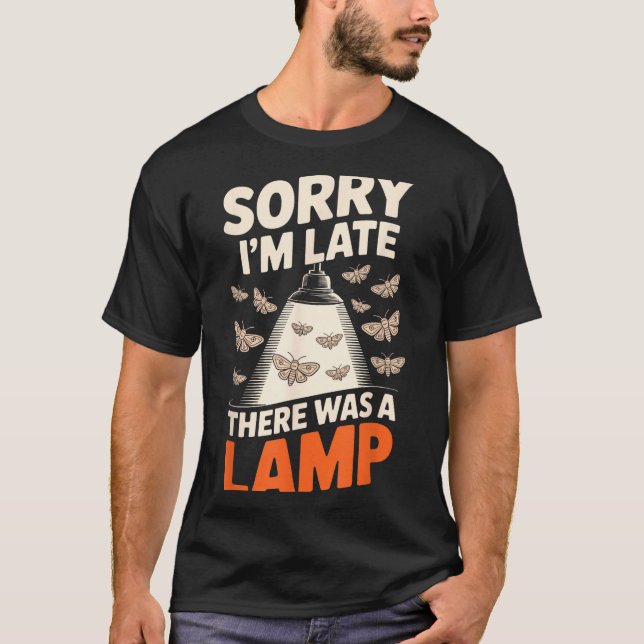 Funny Moth Collector Collecting Ledopterology Men  T-Shirt (Vorderseite)