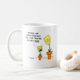 Funny Mother Daughter Spaß Gelbe Tulpen Kaffeetasse