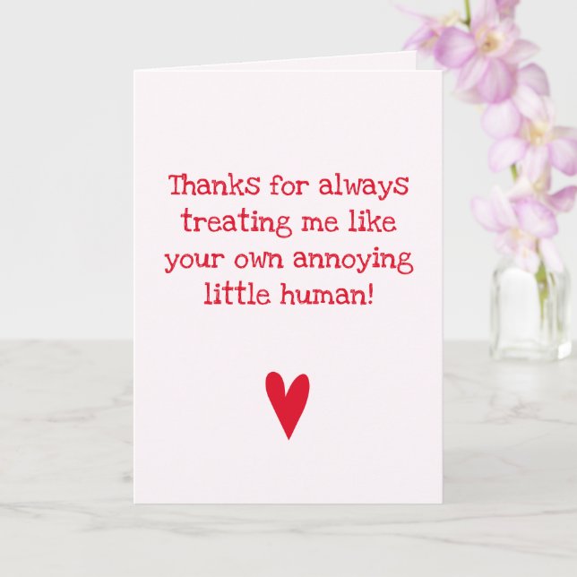 Funny Mother Day Quote für Bonus-Mama Karte (Orchidee)