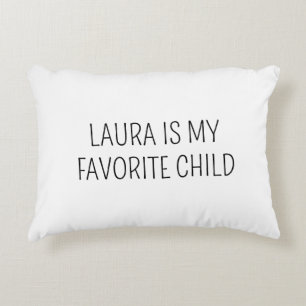 Funny Mother Pillow, Funny Father Gift, Favorite C Dekokissen