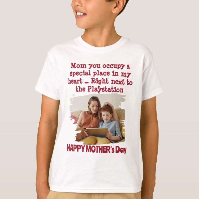 Funny Mother's day From Son T-Shirt (Vorderseite)