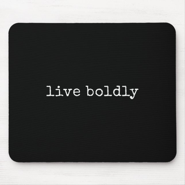 Funny Motivierend Live Bolly Mousepad (Vorne)