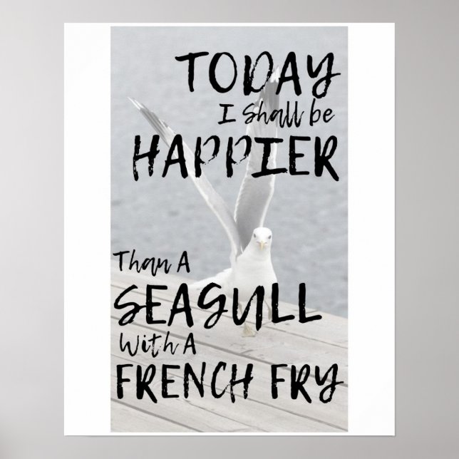 Funny Motivierend Poster (Vorne)