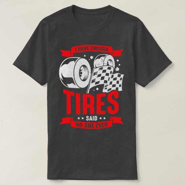 Funny Motor Racing Karting Go Kart Driver Geschenk T-Shirt (Design vorne)