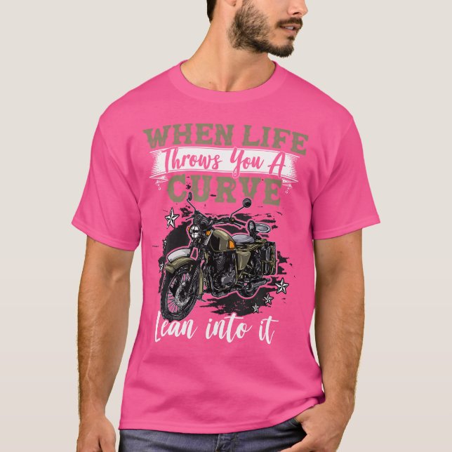 Funny Motorrad Lover Grafische Biker Men Motorrad T-Shirt (Vorderseite)