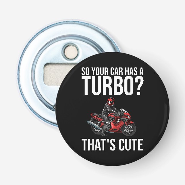 Funny Motorrad Sportbike Geschenk Männer Frauen Mo Flaschenöffner (Vorderseite)