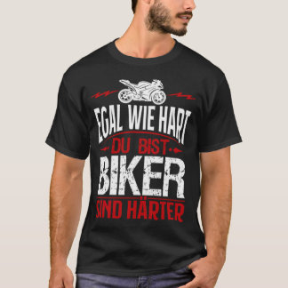 Funny Motorrad Weihnachtsgeschenk essen meinen Sta T-Shirt