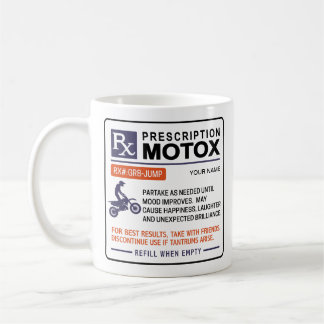 Funny MotoX-Tasse-Verschreibung Kaffeetasse