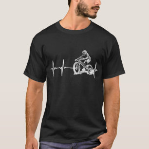 Funny Mountain Bike MTB Downhill Bike Herzschlag T-Shirt
