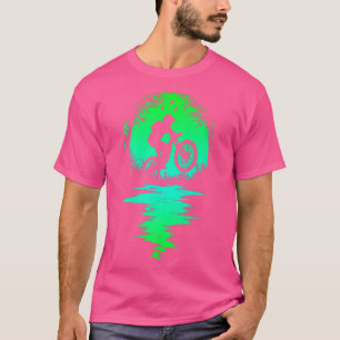 Funny Mountain Bike MTB Radfahren Sonnenuntergang  T-Shirt