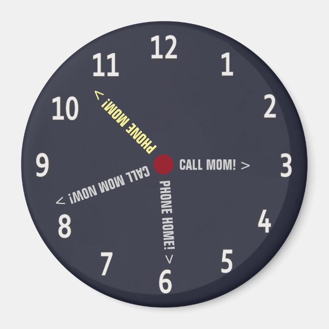 Funny Moveout Call Mama Memo Benutzerdefinierter T Magnet (Vorne)