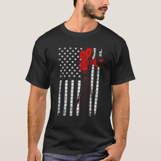 Funny Movie Camera Art for Men Frauen Filmmaker Mo T-Shirt