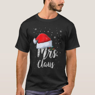 Funny Mrs Claus Weihnachtsmannmütze Christmas, Cla T-Shirt