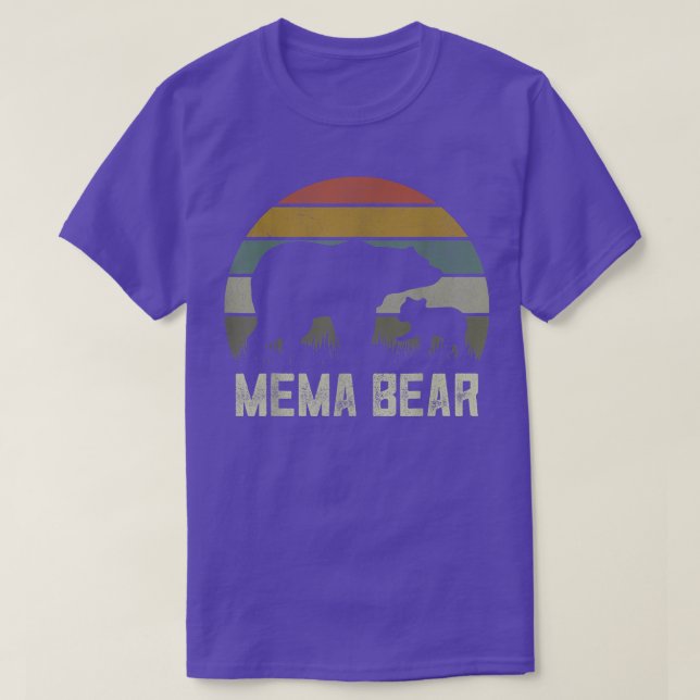 Funny Mthers Day Oma Shirts, Cub Kids Mema sein T-Shirt (Design vorne)