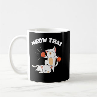 Funny Muay Thai Cats Thai Boxing Fighter Geschenk Kaffeetasse