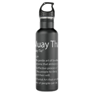 Funny Muay Thai & Thai Boxing - Muay Thai Definiti Edelstahlflasche