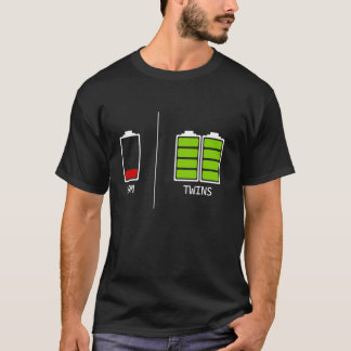 Funny müde Mama Niedrige Coole Mama Twins Geschenk T-Shirt