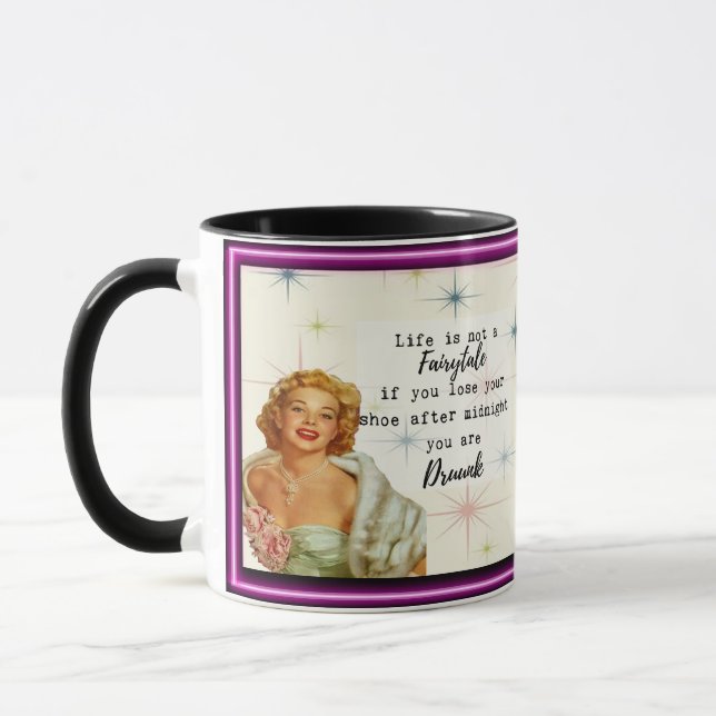 Funny Mug Coffee Best Friend Gift "Fairytale" Tasse (Links)