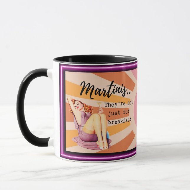 Funny Mug Coffee Best Friend Gift "Martinis" Tasse (Links)