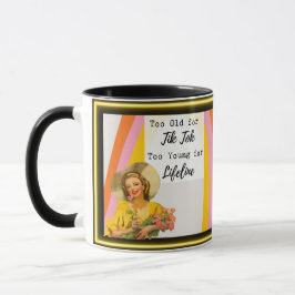 Funny Mug Coffee Best Friend Gift "Tik Tok"