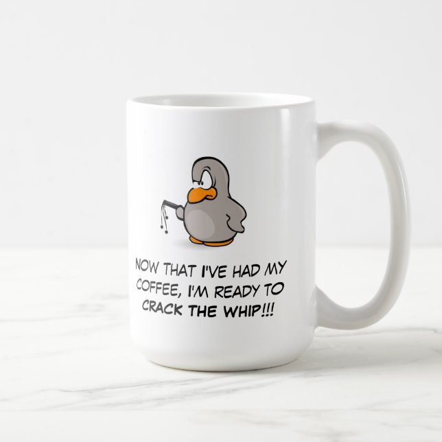 Funny Mug - Crack the Whip Kaffeetasse (Rechts)