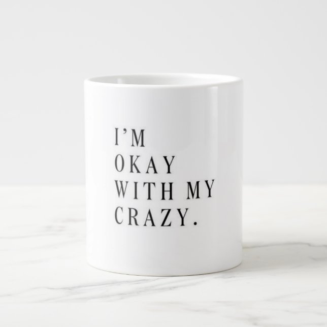 Funny Mug für alle Ihre phantastischen verrückten  Jumbo-Tasse (Vorderseite)