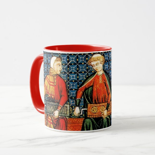 Funny Mug für die frühe Musikszene - Hurdy Gurdy Tasse (Vorderseite Links)