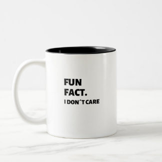 Funny Mug ist mir egal Zweifarbige Tasse