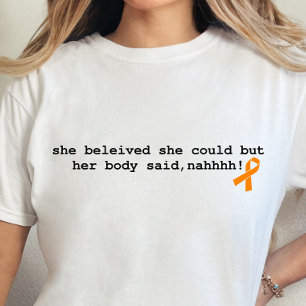 Funny Multiple Sklerose Shirt, Sarcastic MS Warri Tri-Blend Shirt