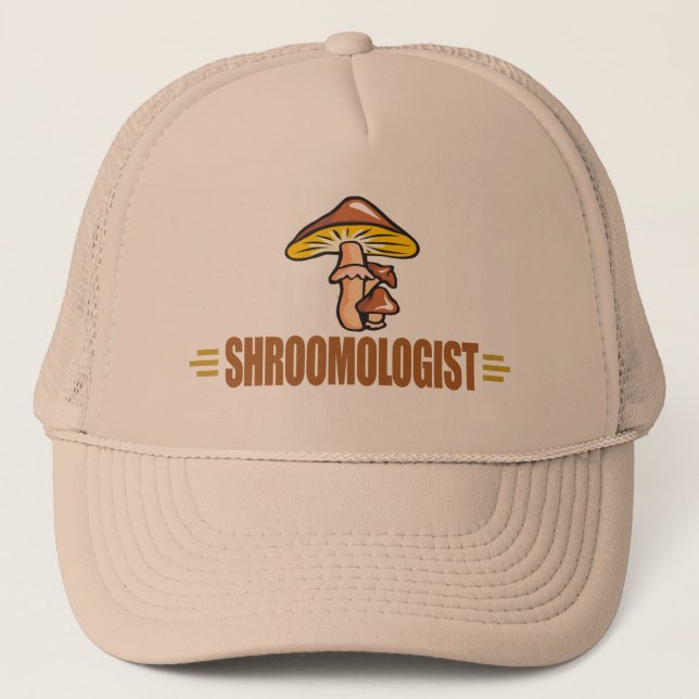 Funny Mushroom Truckerkappe (Vorderseite)