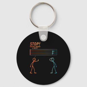 Funny Music Design Damen Musiklehrerin Mus Schlüsselanhänger