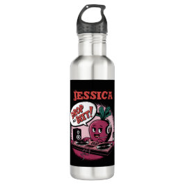 Funny Music Drop The Beet Edelstahlflasche