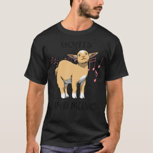 Funny Musician Goat Farm Tiermusik T-Shirt