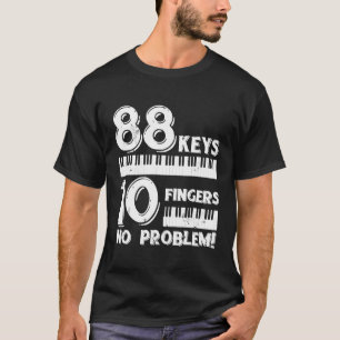 Funny Musician Pianist Musik Lover Giebelt Piano 1 T-Shirt