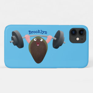 Funny mussel arbeitet an Cartoon Illustration Case-Mate iPhone Hülle