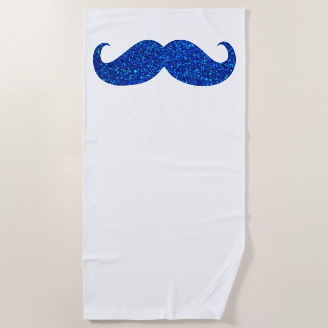 Funny Mustache #59 Strandtuch (Vorderseite)