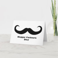 Funny Mustache Happy Vatertag