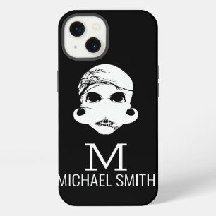 Funny Mustache Monogram iPhone Hülle