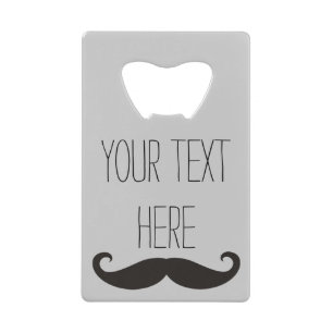 Funny Mustache / Schnurrbart + votre texte